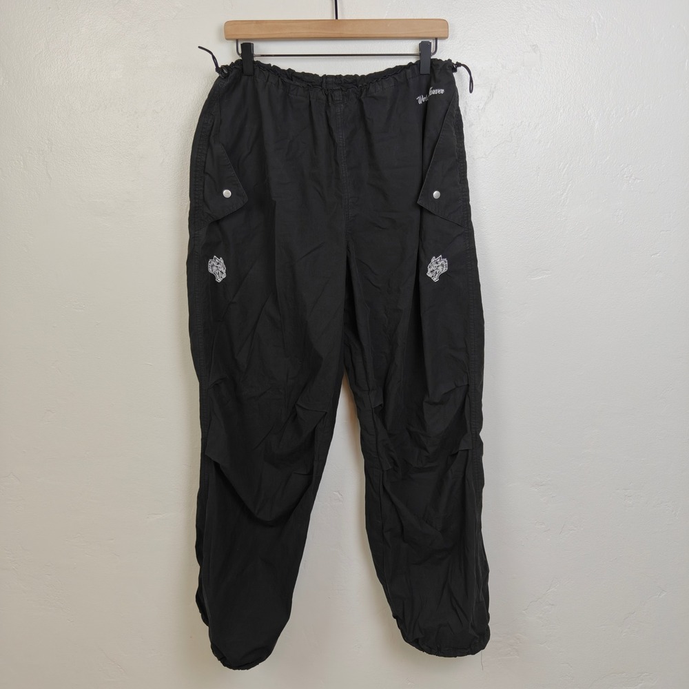 Darc Sport She She Jogger Pants Womens Medium Black Cargo Wolves Forever Street - Picture 2 of 12